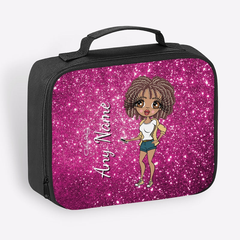 ClaireaBella Glitter Effect Cooler Lunch Bag - Image 1