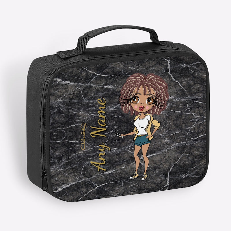 ClaireaBella Marble Effect Cooler Lunch Bag - Image 1