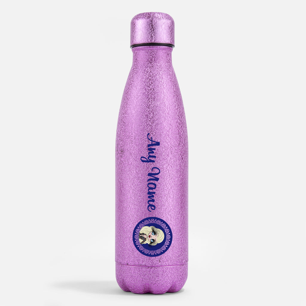 ClaireaBella Pink Glitter Water Bottle Cut Out - Image 1
