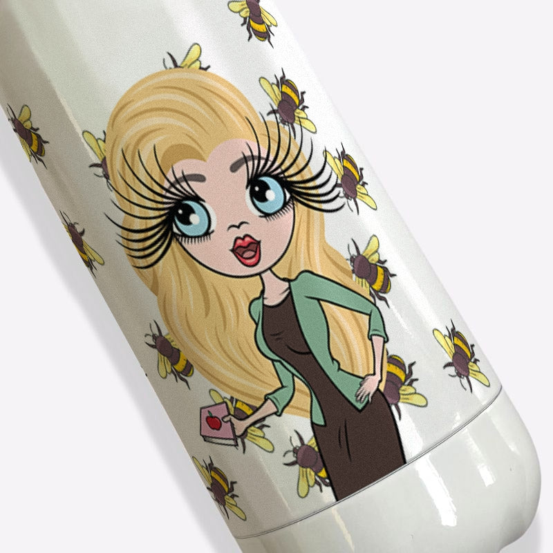 ClaireaBella Hydro Bottle Bee Print - Image 2