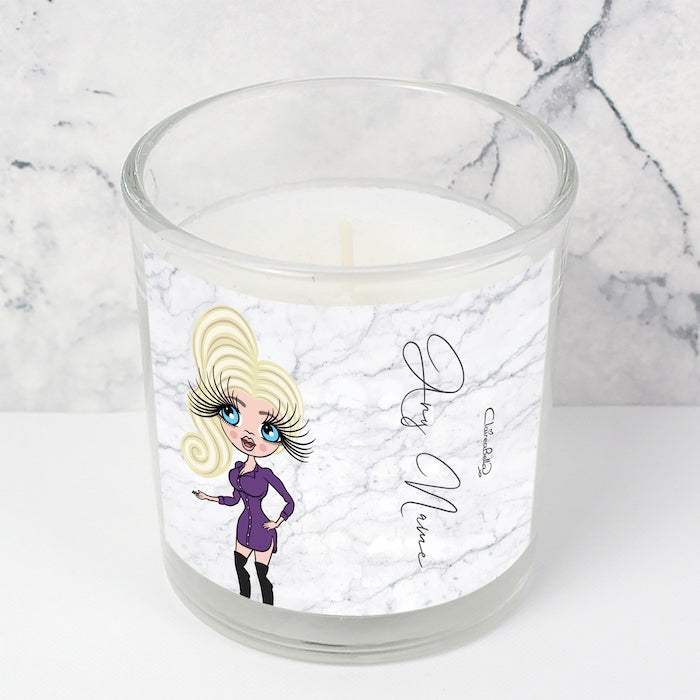 ClaireaBella Grey Marble Scented Candle - Image 3