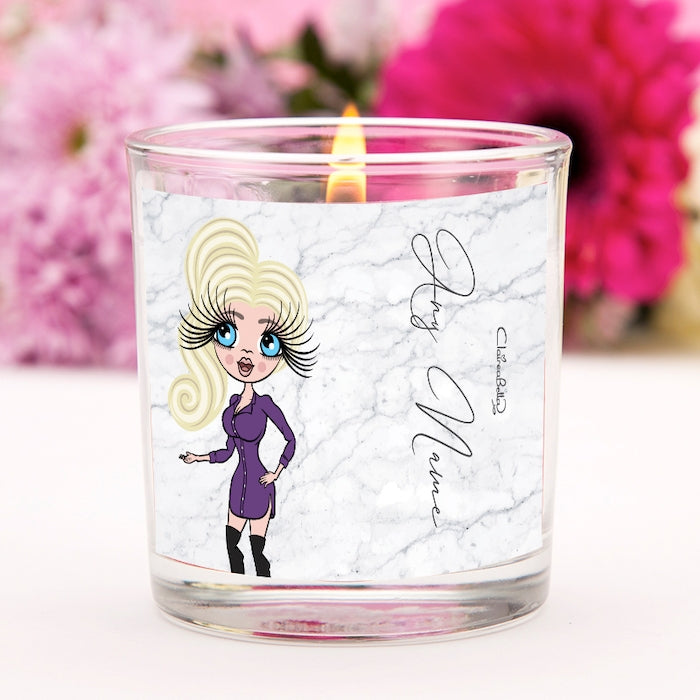 ClaireaBella Grey Marble Scented Candle - Image 4