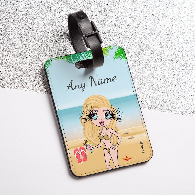 ClaireaBella Beach Print Luggage Tag - Image 1