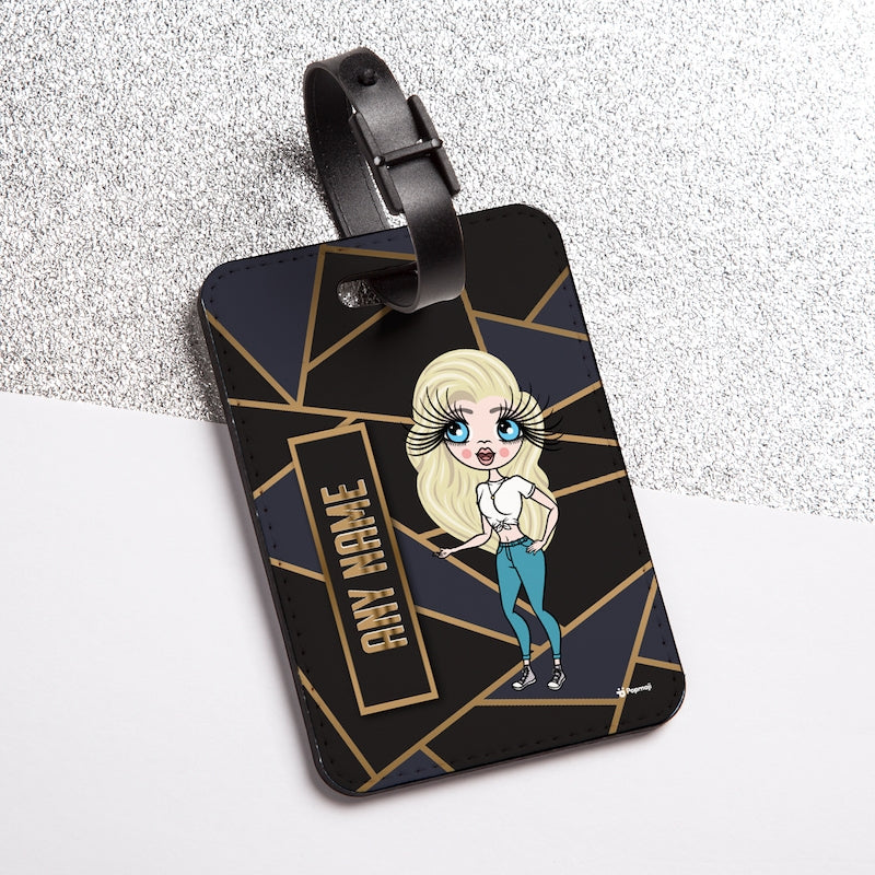 ClaireaBella Geo Print Luggage Tag - Image 1