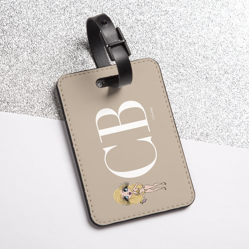 ClaireaBella The LUX Collection Initial Nude Landscape Luggage Tag - Image 4