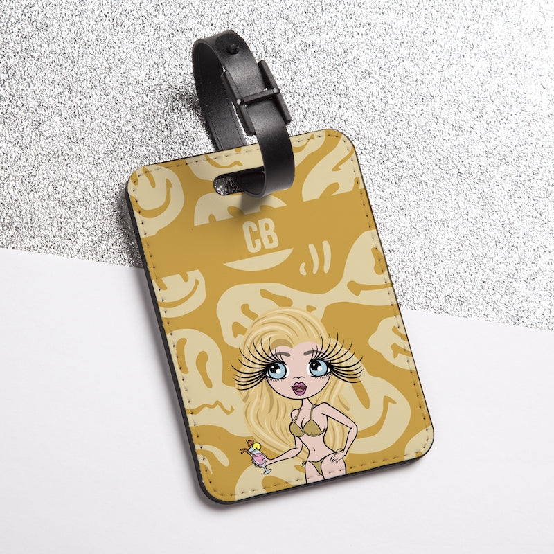 ClaireaBella Personalised Repeat Smile Luggage Tag - Image 3