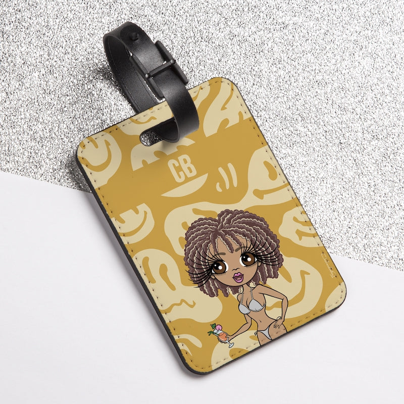 ClaireaBella Personalised Repeat Smile Luggage Tag - Image 1
