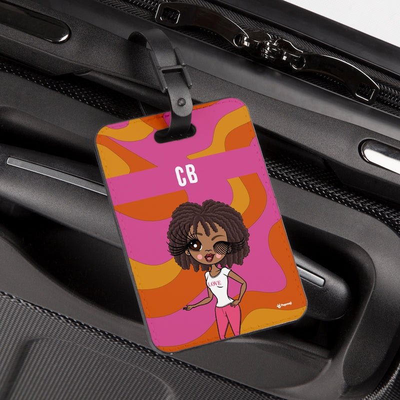ClaireaBella Personalised Swirl Luggage Tag - Image 4