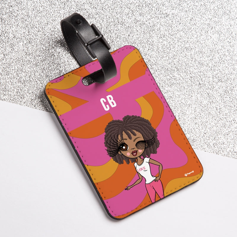 ClaireaBella Personalised Swirl Luggage Tag - Image 3