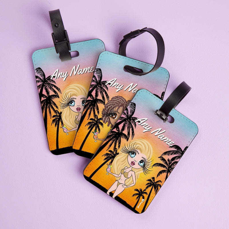 ClaireaBella Tropical Sunset Luggage Tag - Image 3