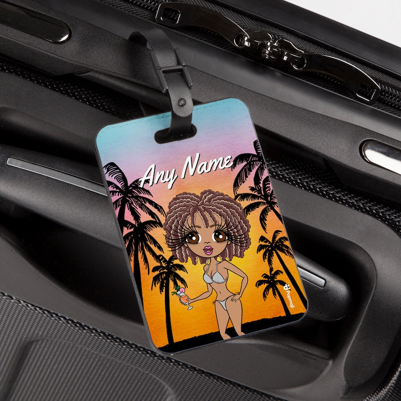 ClaireaBella Tropical Sunset Luggage Tag - Image 4