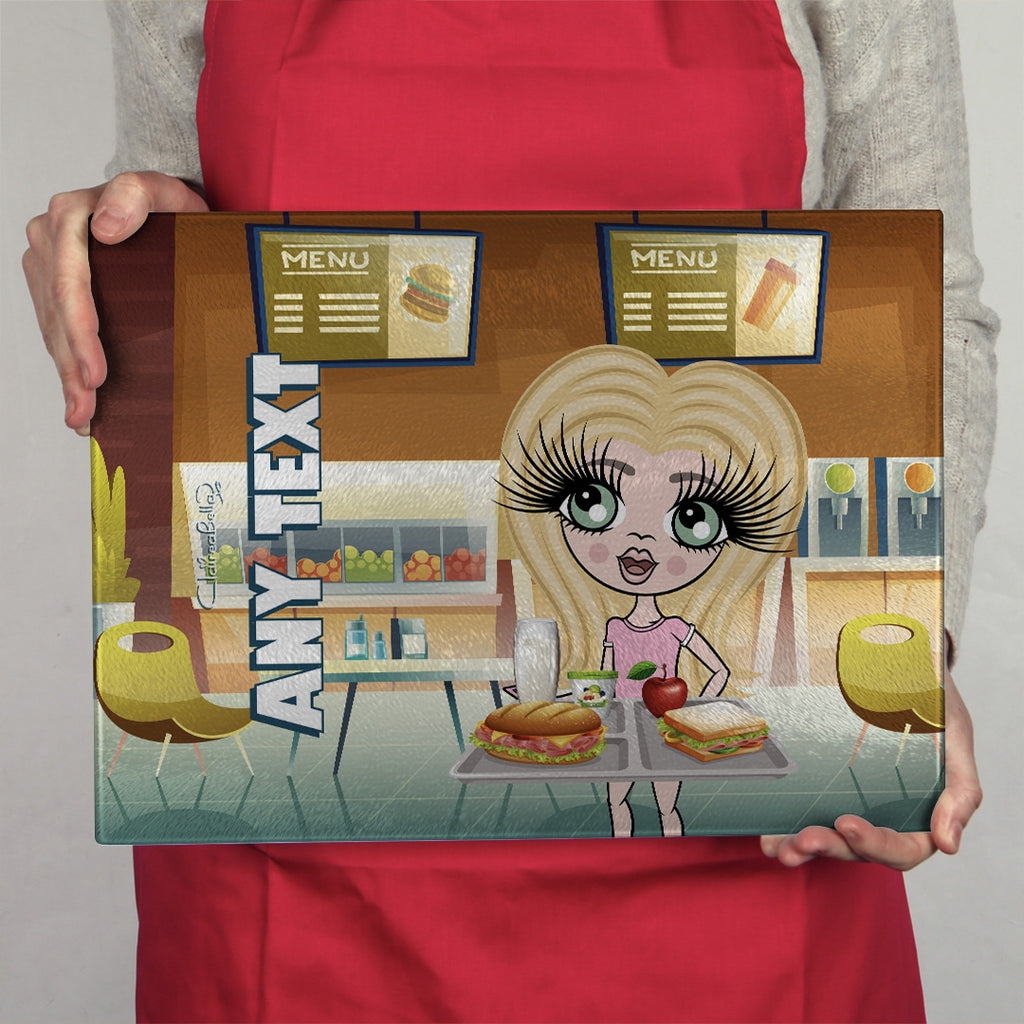 ClaireaBella Girls Landscape Glass Chopping Board - Canteen - Image 3