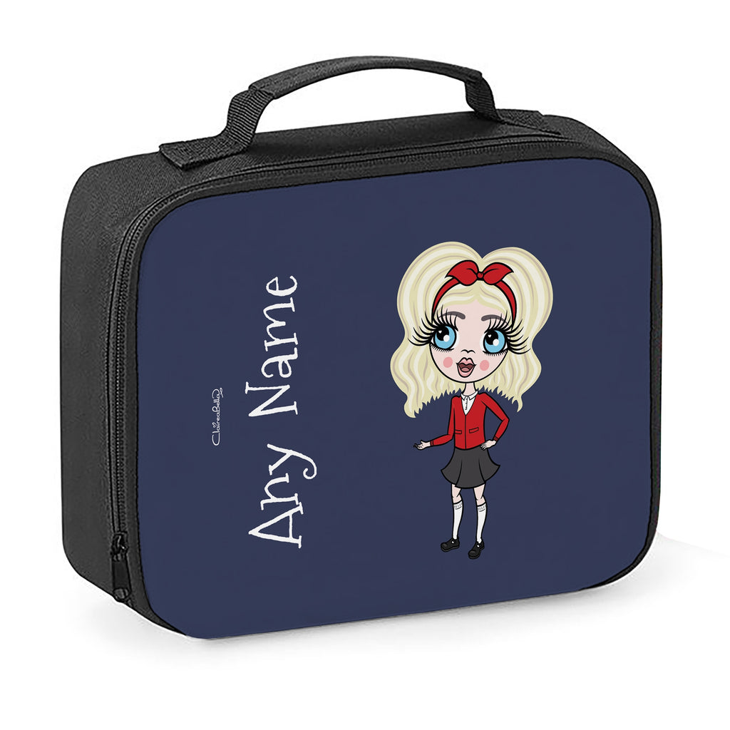ClaireaBella Girls Navy Cooler Lunch Bag - Image 7