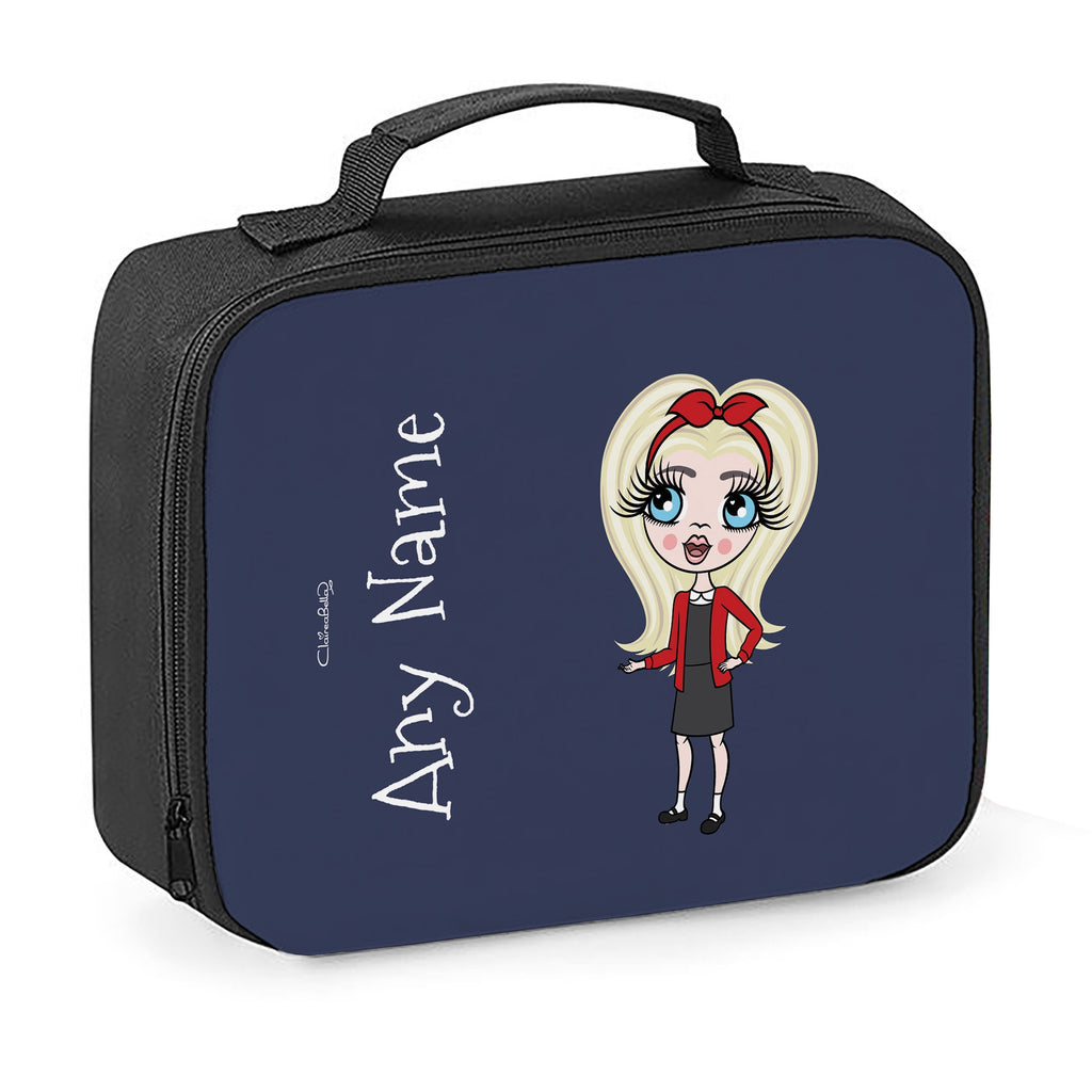 ClaireaBella Girls Navy Cooler Lunch Bag - Image 1