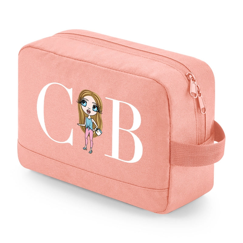 ClaireaBella Girls Personalised LUX Centre Toiletry Bag - Image 7