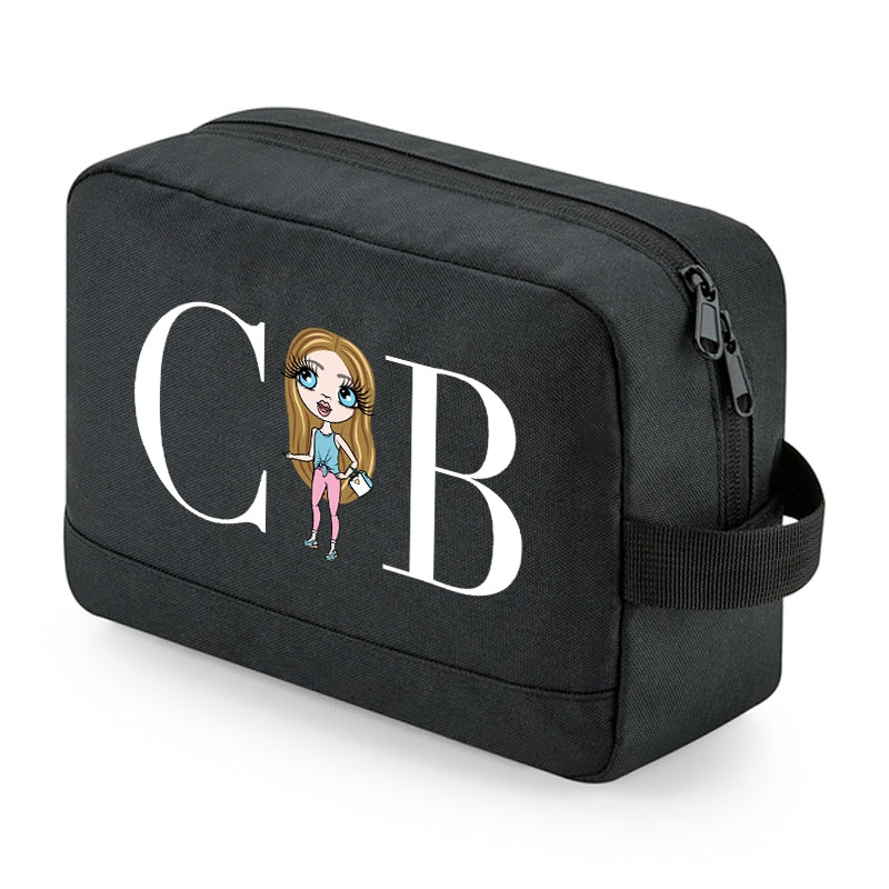 ClaireaBella Girls Personalised LUX Centre Toiletry Bag - Image 3
