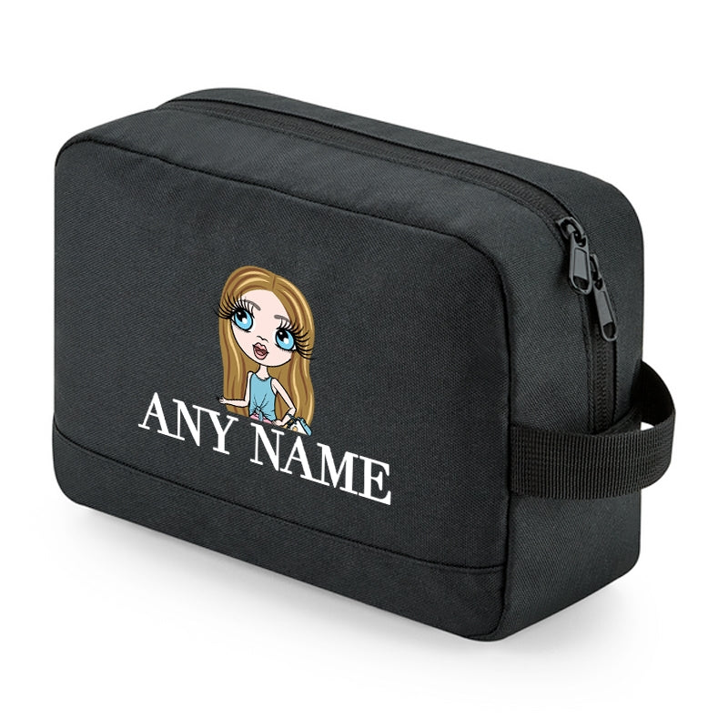 ClaireaBella Girls Personalised LUX Classic Toiletry Bag - Image 1