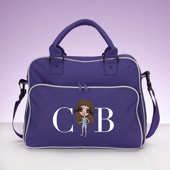 ClaireaBella Girls Personalised LUX Centre Travel Bag - Image 1