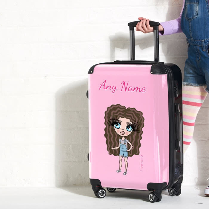 ClaireaBella Girls Pastel Pink Suitcase - Image 2