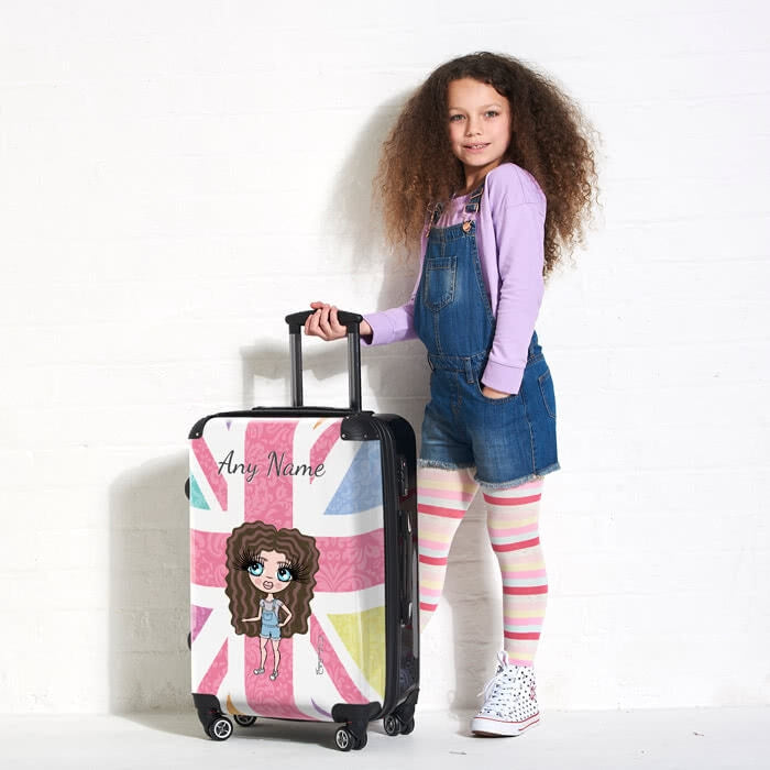 ClaireaBella Girls Union Jack Suitcase - Image 2