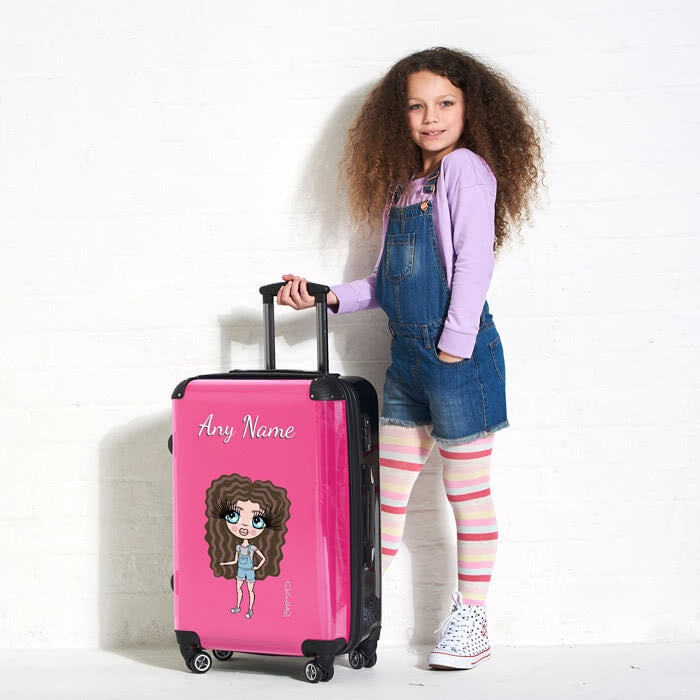 ClaireaBella Girls Hot Pink Suitcase - Image 5