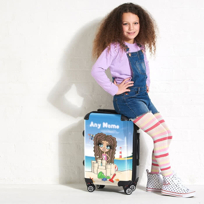 ClaireaBella Girls Sandcastle Fun Suitcase - Image 2