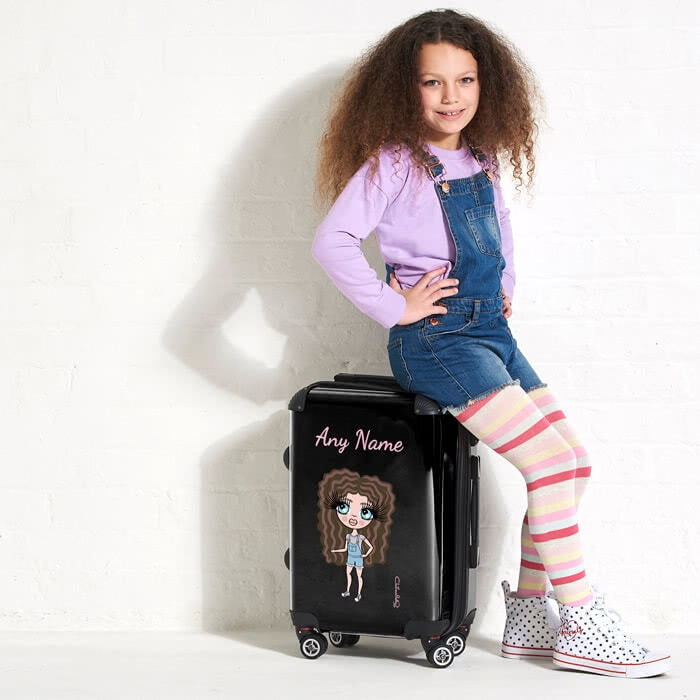 ClaireaBella Girls Black Suitcase - Image 1