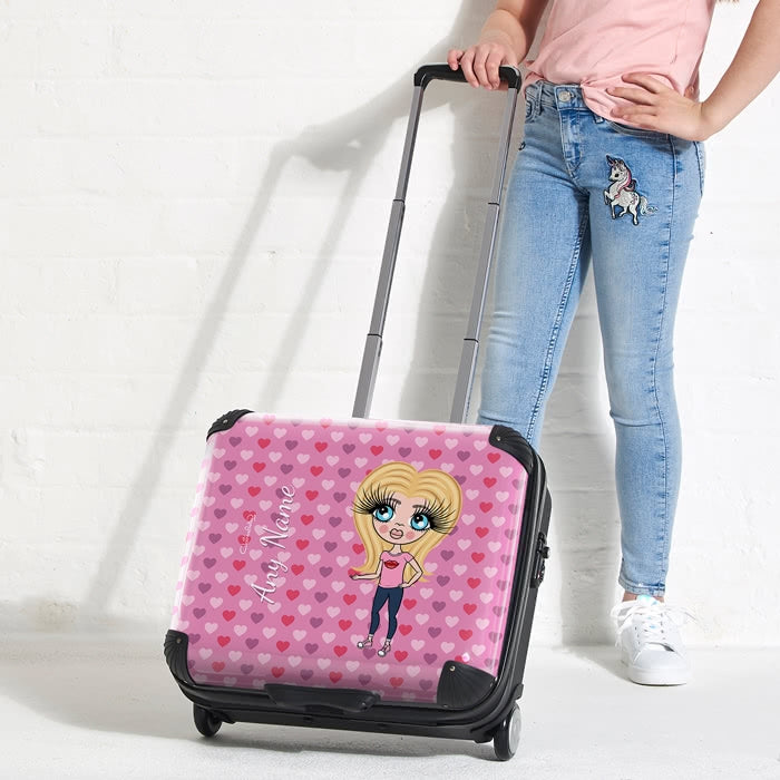 ClaireaBella Girls Hearts Weekend Suitcase - Image 5