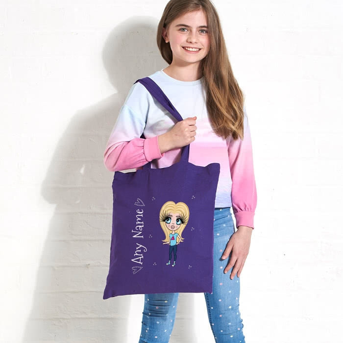 ClaireaBella Girls Colour Pop Canvas Bag - Image 2