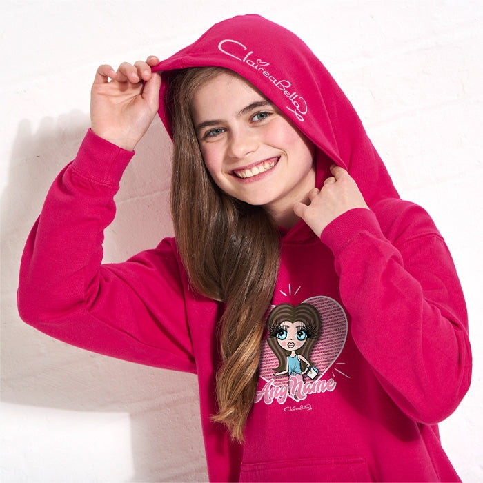 ClaireaBella Girls Heart Hoodie - Image 4