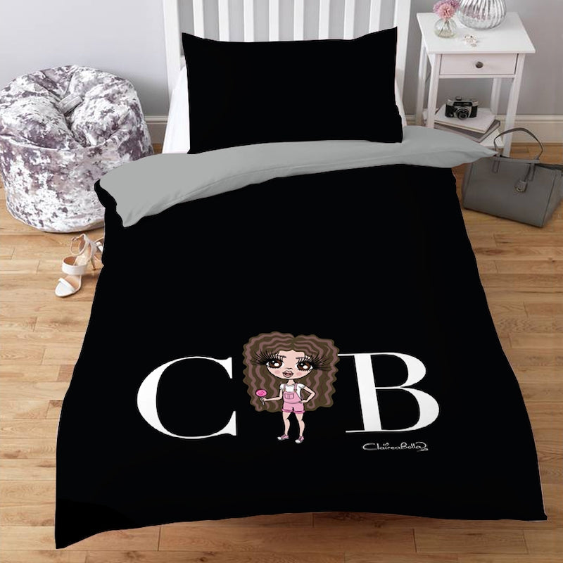 ClaireaBella Girls The LUX Collection Black Bedding - Image 1