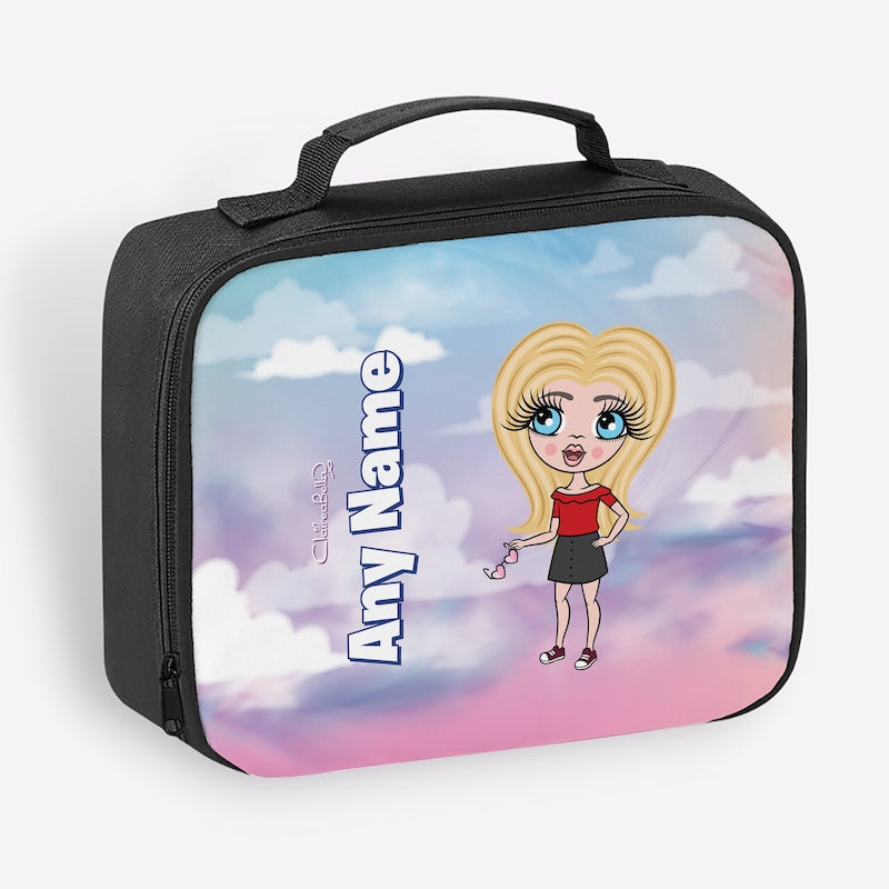 ClaireaBella Girls Clouds Cooler Lunch Bag - Image 4