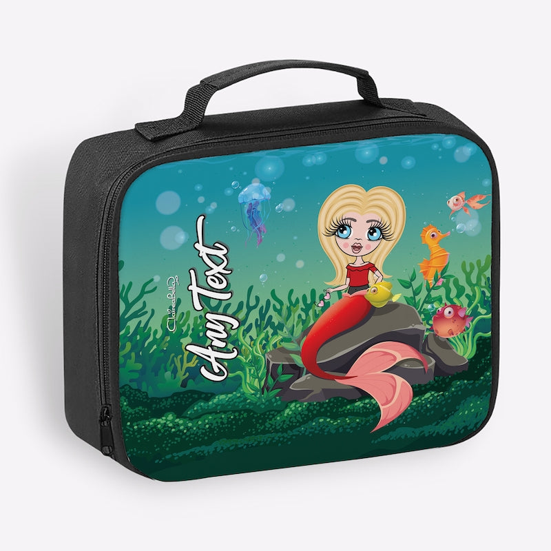 ClaireaBella Girls Mermaid Cooler Lunch Bag - Image 1