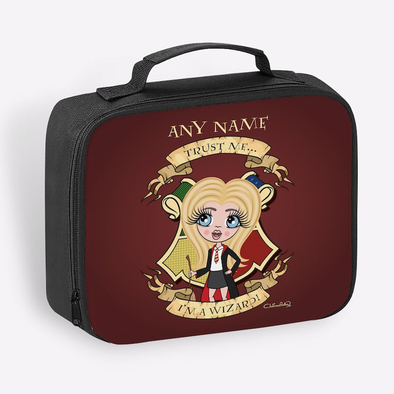 ClaireaBella Girls Wizard Cooler Lunch Bag - Image 1