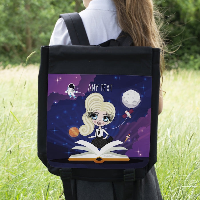 ClaireaBella Girls Galaxy Space Backpack - Image 4