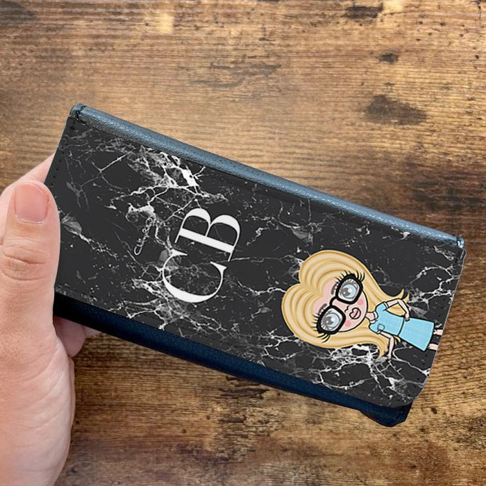 ClaireaBella Girls The LUX Collection Black Marble Glasses Case - Image 2