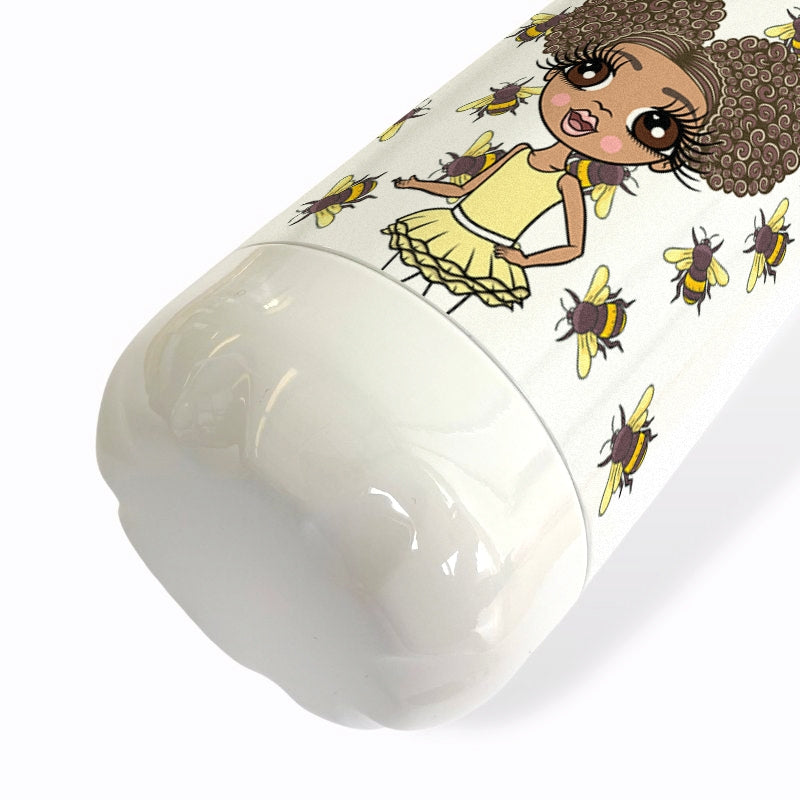 ClaireaBella Girls Hydro Bottle Bee Print - Image 3