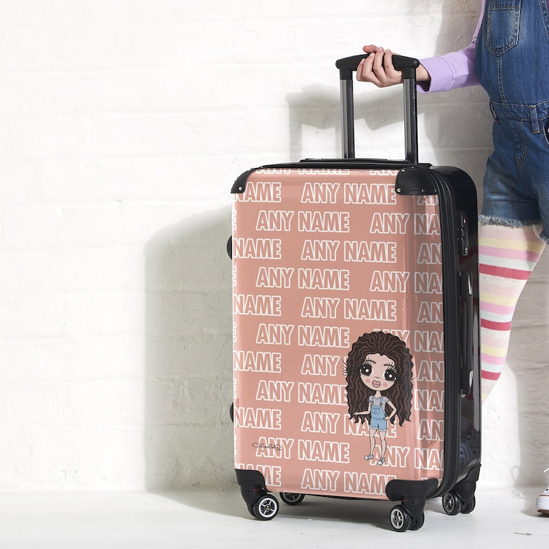 ClaireaBella Girls Repeat Name Suitcase - Image 1