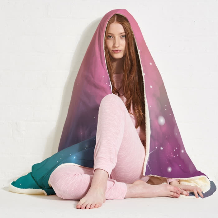 ClaireaBella Unicorn Colours Hooded Blanket - Image 4