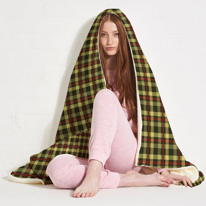 ClaireaBella Tartan Hooded Blanket - Image 3