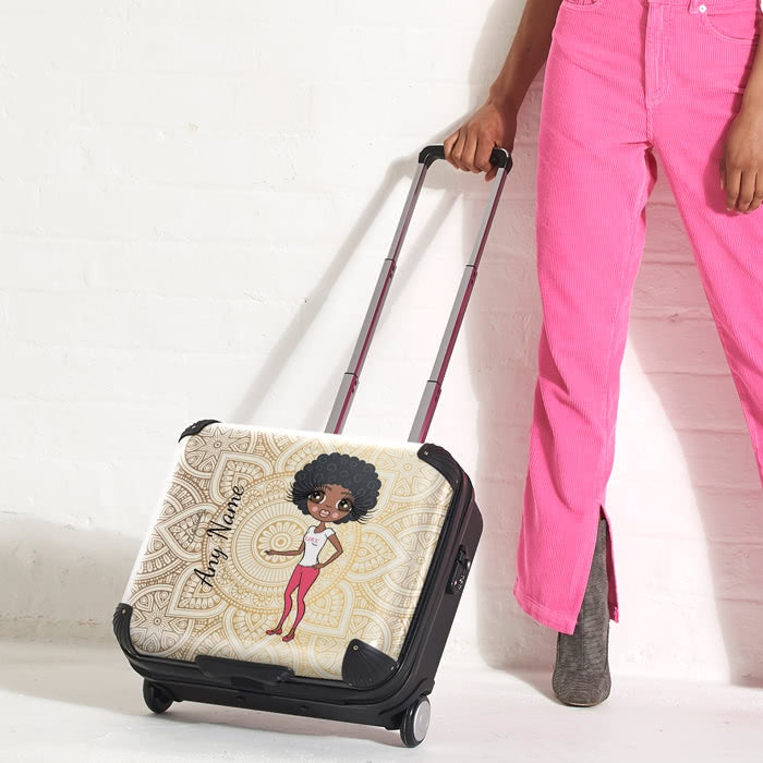 ClaireaBella Golden Lace Weekend Suitcase - Image 4