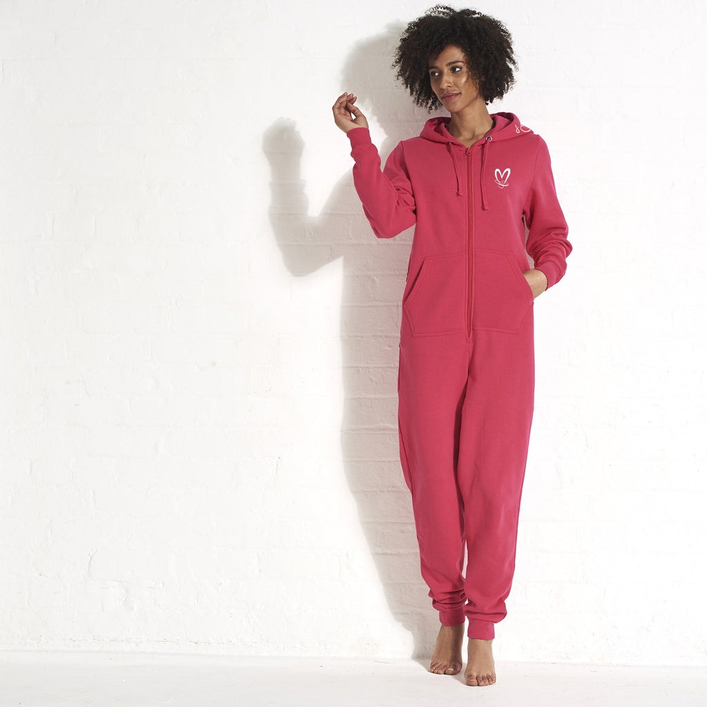 ClaireaBella Adult Stay Home Couples Onesie - Image 6