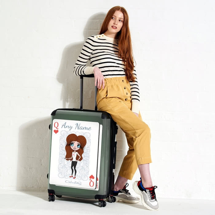 ClaireaBella Queen of Hearts Suitcase - Image 1