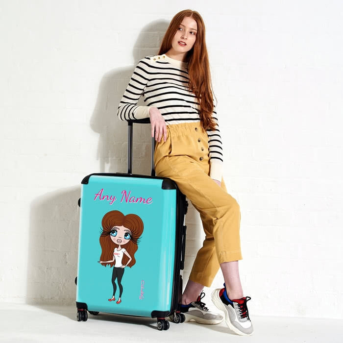 ClaireaBella Turquoise Suitcase - Image 2