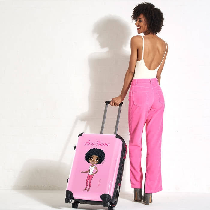 ClaireaBella Pastel Pink Suitcase - Image 4
