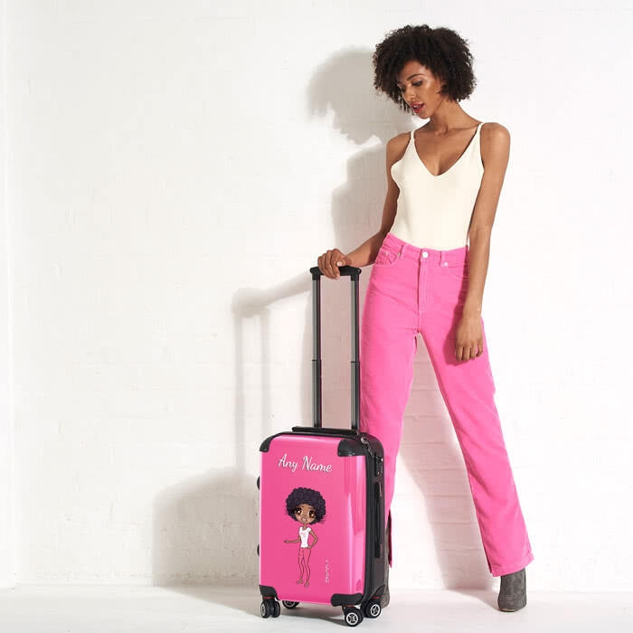 ClaireaBella Hot Pink Suitcase - Image 2