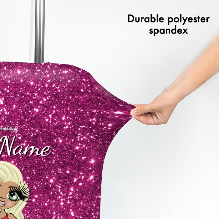 ClaireaBella Glitter Effect Suitcase Cover - Image 3