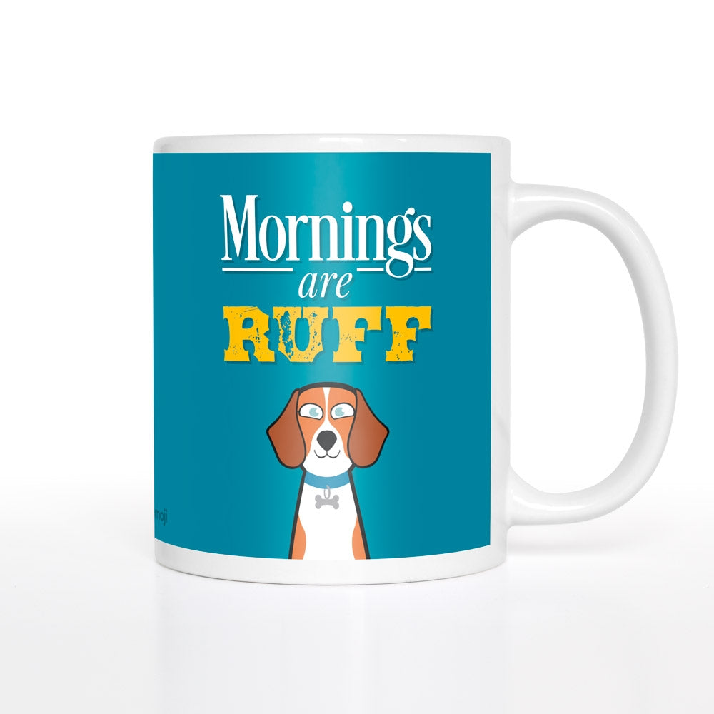 Personalised Dog Mornings Are Ruff Mug - Image 1
