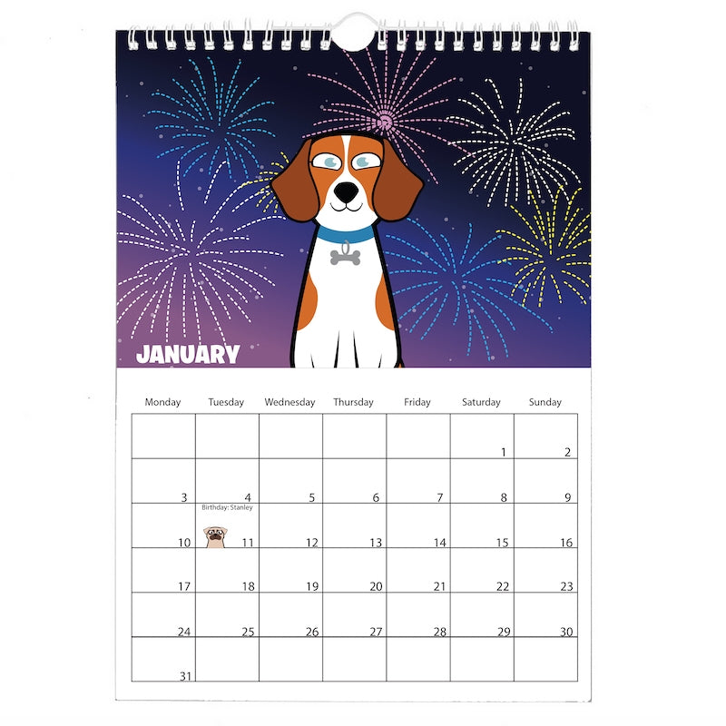 Personalised Dog Wall Calendar - Image 5