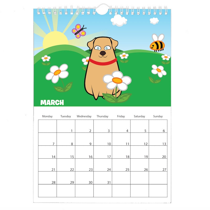 Personalised Dog Wall Calendar - Image 3